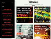 Tablet Screenshot of cosalbum.com